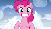 Pinkie Pie grinning over her story joke S7E11