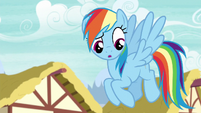 Rainbow Dash hears Scootaloo S6E7