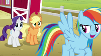 Rainbow Dash laughing mischievously S6E15