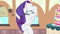Rarity posing for dramatic effect.