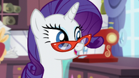 Rarity excited to see Fashionable Pony's reaction S5E14