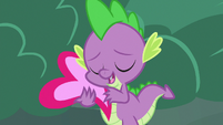 Spike reciting poetry in honor of Rarity S8E10