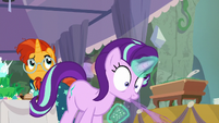 Starlight Glimmer does a spit take S9E11