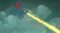 Torch breathing fire at Flash Magnus S7E16