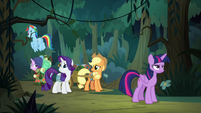 Twilight and friends get separated from Fluttershy S8E13