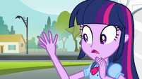 Twilight looking at her fingers EG
