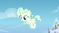 Young Vapor Trail blows a gust in Sky's direction S6E24