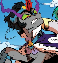 Comic issue 20 Evil Alternate King Sombra.png