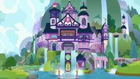 Exterior view of School of Friendship S9E1