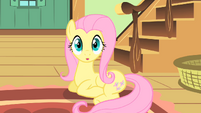 Fluttershy realizes she's late S1E22