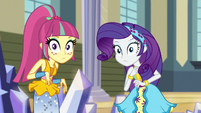 Rarity and Sour Sweet looking at Sugarcoat EGS1