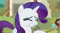 Rarity wincing in pain S7E25