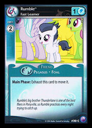 Rumble, Fast Learner card MLP CCG