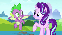 Starlight and Spike look at each other S8E15