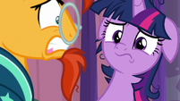 Twilight Sparkle starting to feel guilty S9E16