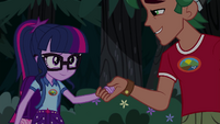 Twilight Sparkle takes Timber by the hand EG4