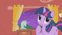 Twilight thinks about Celestia's visit S1E10