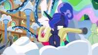 Celestia and Luna on the rollercoaster S9E13