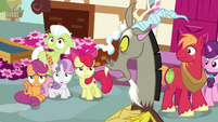 Discord looks offended at Crusaders S9E23