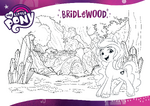 MLP G5 Hasbro website - Bridlewood Forest coloring page