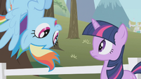 Rainbow Dash asks about the extra ticket S1E3
