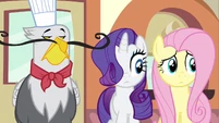 Rarity looks nice with the way her mane covers her right eye.