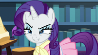 Rarity "for a mysterious incident" S8E17