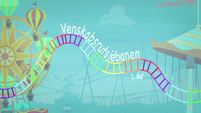 Rollercoaster of Friendship Title Card - Danish