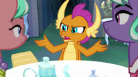 Smolder "I have to get out of here" S8E22