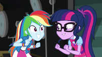 Twilight and Rainbow Dash super-excited EGS2