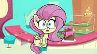 Fluttershy impressed with Pinkie Pie PLS1E6a
