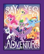 MLP The Movie Say Yes to Adventure! woven cotton fabric by Etsy