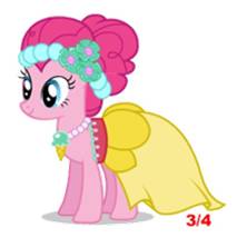 Pinkie Pie as she appears in A Canterlot Wedding - Part 1 and A Canterlot Wedding - Part 2.