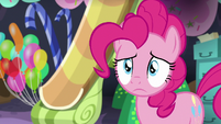 Pinkie Pie distressed by Mudbriar's words S8E3