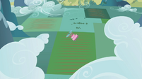 Pinkie Pie spinning out toward the ground S1E05