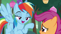 Rainbow Dash "don't worry, kid" S7E16