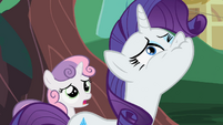 Rarity attempts to suppress her anger S2E05