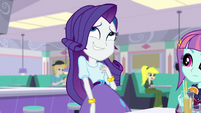 Rarity grinning awkwardly EGS1