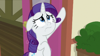 Rarity watching Spike leave with Gabby S9E19