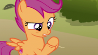 Scootaloo trying to explain to Gabby S6E19