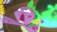 Spike "I can't let Rarity see me like this!" S8E11