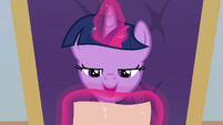 Twilight reading a long written speech S9E1