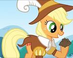 Applejack en la tribu de los ponys terrestres