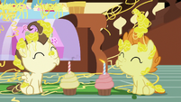 Cake twins blow out their sneeze-iversary candles S7E19