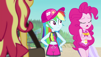 Pinkie Pie imitating Applejack EGFF