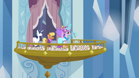 Princess Cadance announcing the Equestria Games to be held in the Crystal Empire S3E12