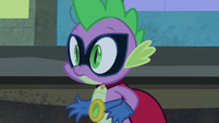 Spike stopping surprised S4E06