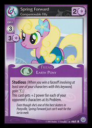 Spring Forward, Companionable Filly card MLP CCG