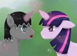 Twilight Sparkle and Dusk Shine