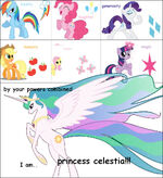 Celestia in the foreground